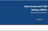 Base Erosion and Profit - â€¢ Multilateral instrument to modify bilateral tax treaties is scheduled