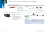 Communication accessories - Socomec · Communication interfaces USB / RS485 interface USB RS485 DIRIS A20 DIRIS A40 Casing USB / RS485 Laptop < 1200 m < 31 devices(1) COUNTIS ECi