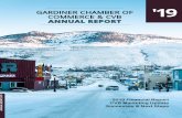 GARDINER CHAMBER OF '19 COMMERCE & CVB ANNUAL REPORT · fell in love with Yellowstone during her first visit in the winter of 2012. Leslie was inspired by Yellowstone’s iconic landscape