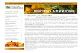 Northeastern Wisconsin Master Gardener October Newsletter€¦ · Northeastern Wisconsin Master Gardener Association October 2018 Inside this issue: ... one of the things I love best