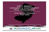 New Jersey College & University Flu Challenge · challenging. However, annual flu vaccination is ... together a list of locations in the community that offer flu vaccination. When