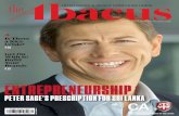 ENTREPRENEURSHIP - CA Sri Lanka · 2017-05-02 · THE ABACUS MARCH 2017 1 Features CONTENTS MARCH 2017 Entrepre neurship: ... their education and training prepares them for. The profession
