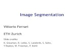 Image Segmentation - CVGg9 Gestalt Theory •Gestalt: whole or group Whole is greater than sum of its parts Relationships among parts can yield new properties/features •Psychologists