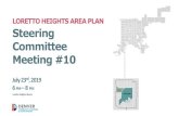 Loretto Heights Steering Committee Meeting 10 …...Loretto Heights Steering Committee Meeting #10 AGENDA 10 Minutes *Welcome 20 Minutes Public Review Draft Feedback 40 Minutes Review