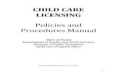 CHILD CARE LICENSING - Alaska Department of Health and ...dhss.alaska.gov/dpa/Documents/dpa/programs/ccare/... · State of Alaska . Department of Health and Social Services . Division