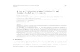 The computational efficacy of finite-field arithmetic · Sturtivant, C. and G.S. Frandsen, The computational efficacy of finite-field arithmetic, Theoretical Computer Science 112