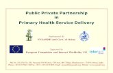 Public Private Partnership in Primary Health Service Delivery · Public Private Partnership Initiatives in PHC(N) Management NYSASDRI & Health Dept., Govt. of Orissa's joint management