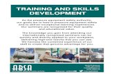 TRAINING AND SKILLS DEVELOPMENTengineers, in-service inspectors and third-party inspection company personnel. PRESSURE EQUIPMENT SAFETY LEGISLATION (PESL) – 2 DAYS The fee for this