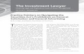 The Investment Lawyer - Morrison & Foerster · (the SEC or Commission) to relax the prohibition against general solicitation and general advertis-ing pursuant to Rule 502(c) under