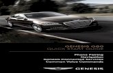 GENESIS G80 QUICK START GUIDE · 2020-05-31 · GENESIS G80 QUICK START GUIDE Phone Pairing Navigation Genesis Connected Services Common Voice Commands. 2 PHONE PAIRING CONNECTING