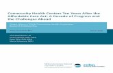 Community Health Centers Ten Years After the Affordable Care Act… · 2020-03-05 · Executive Summary expansion, the Affordable Care Act (ACA) enabled community health centers to