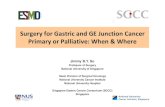 28. Surgery for gastric and cardia CA ESMO2018 · Principles of Treatment for Gastric Cancer Cancer at Stomach Lymph nodes Peritoneum ... • Siewartclassification is useful for management