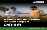 Annual Report 2018 - Invasive Species · species on land and water ecosystems and control or eradicate the priority species” (SDG 15.8). The overall technical approach to managing