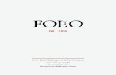 FOLIO - Mary Baldwin Universitygo.marybaldwin.edu/.../04/05515_SAP_Folio_fall2015-1.pdf · 2017-10-18 · 4 of Shakespeare’s First Folio held by the University of Padua. Its annotated