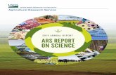2019 ANNUAL REPORT ARS REPORT ON SCIENCE...• Animal Production and Protection: improving the health, well-being, and efficiency of livestock, poultry, and aquatic food animals to