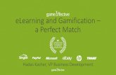eLearning and Gamification – a Perfect Match · using gamification • Onboarding: 85% completion rate. eLearning Gamified. ENTERPRISE READY: A “WEARABLE” FOR WORK. HOME-GROWN