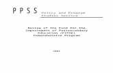 Review of the Fund for the Improvement of … · Web viewTitle Review of the Fund for the Improvement of Postsecondary Education (FIPSE) Comprehensive Program -- 2004 (MSWord) Last