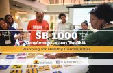 SB 1000 - Healthy Places Index...Justice Alliance (CEJA) and CCAEJ were co-sponsors of SB 1000, which successfully became law with the support of dozens of community-based organizations,