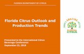 Florida Citrus Outlook and Production Trends · Target), Walmart, club (Sam’s and BJ’s), dollar stores (Dollar General, Family Dollar and Fred’s), and military/DECA. 2015-16:16