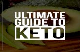 WELCOME TO THE ULTIMATE KETO GUIDE! · How Much Should You Eat? On a keto diet, about 65 to 75 percent of the calories you consume daily should come from fat. About 20 to 30 percent