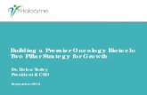 Building a Premier Oncology Biotech: Two Pillar Strategy ... · Opportunity. 1. Mean analysts estimates for global revenue, Bloomberg; Analyst model estimates; EvaluatePharma, Sept.