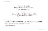 For Standard Electronic TransactionsFILE/83709450.pdf/248AA_IG_v21_20150724.pdf · NY 248 Account Assignment – All Consolidated Billing Models N248AA Version 2.1 (004010) i July