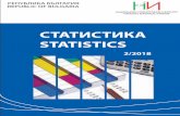 REPUBLIC OF BULGARIA · STATISTICS 2/2018 5 СЪДЪРЖАНИЕ CONTENTS Page THEORY AND METHODOLOGY OF THE STATISTICAL SURVEYS Bogdan Bogdanov Five key statistical dimensions for