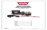 WINCH USER GUIDE - Quadratec.com · WINCH USER GUIDE WARN ... • Always prior to winching, remove any element that may interfere with safe winch operation. • Always take your time