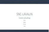 SNC-LAVALIN - SNC-LAVALIN Camel consulting Alon Hagar Osnat Noa. Key Issues SNC is a global engineering