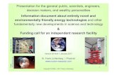 Information document about entirely novel and …...2 novam-research.com • About entirely novel energy technologies and other fundamentally new developments in physics and technology