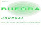 ,IOURNAL - British UFO Research Associationbufora.org.uk/documents/BUFORAJournalVolume3No.6Spring...as the Flying Saucers have become, the stuff of religious cults and pseudo-philosoph-ical