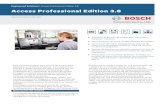 Access Professional Edition 3 · 2020-03-18 · Engineered Solutions | Access Professional Edition 3.8 Access Professional Edition 3.8 Gestión de alarmas con detalles mediante la