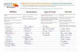 hostagencyreviews.com · Finding Your Travel Niche Worksheet: Niche Possibilities 1. Write each of your top hobbies and destinations in its own box. You can always repeat this exercise