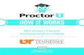 What to expect from your proctoring session as a …...What to expect from your proctoring session as a student contact@proctoru.com PAGE 1 After scheduling an exam, a countdown to