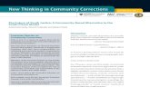 New Thinking in Community Corrections - Columbia Justice Lab · 2018-10-29 · Cite this aper as: McCarthy, Patrick, incent chiraldi, and Miriam hark. The Future of Youth Justice: