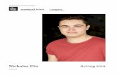 Nicholas Elia Acting 2019 - Langara College · 2020-01-14 · Studio fftt, angara College • fi˝ West ˙ˆ th Ave Vancouver, British Columbia, Canada VffY Z˘ • ˘˝˙ ˇff˘ffˇ