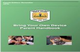 Parent Handbook Bring Your Own Device · Parent Handbook. 1. Technology at School 2. BYOD at CWPS 3. Recommended Settings 4. FAQ’s 5. Helpful links and ... charged iPad is essential
