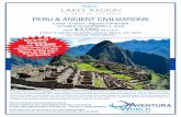 PERU & ANCIENT CIVILIZATIONS - Microsoft · Cusco that seamlessly blends Spanish and Incan cultures. Travel by train along the Urubamba River to the Sacred Valley and foothills of