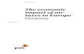 The economic impact of air taxes in Europe - …...The economic impact of air taxes in Europe: Germany 6 €41.99 – Long haul In this report we model the macroeconomic and fiscal