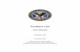 Department of Veterans Affairs - VA.gov Home | Veterans ... · Clinical Terms (SNOMED CT) for selection of Patient Problems. Problem List is working with Standard Terminology Service