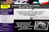 Week of February 13-17th - Tolar High School · also resume this week. MRS. BOISJOLIE – hboisjolie@tolarisd.org ELA II/ADVAN ED ELA II/ ELA IV WE SITE 10th on-level English: Students