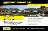 COUNTRY ESTATE 367 - Sheds n Homes · 2019-11-06 · Pone 1800 764 764 THE COUNTRY ESTATE KIT 367 ELEVATIONS Print this elevation to take to Council to commence the certification