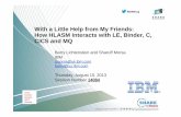 With a Little Help from My Friends: How HLASM Interacts ...€¦ · With a Little Help from My Friends: How HLASM Interacts with LE, Binder, C, CICS and MQ Barry Lichtenstein and