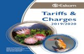 Tariffs & Charges - Eskom...Tariffs & Charges 2019/2020 Charges for non-local authorities effective from 1 April 2019 to 31 March 2020 Charges for local authorities effective from