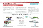 Amptek Inc. - Spectroscopy Europe/Asia · Amptek Inc. is a recognised world leader in the design and manufacture of state-of-the-art X-ray and gamma-ray detec - tors, preamplifiers,