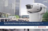 City Surveillance Solutions from Bosch Security Systems ......CCTV surveillance enables centralized traffic monitoring, especially at major road intersections. It supplies rele-vant