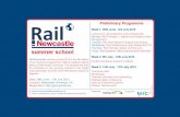 Preliminary Programme - conferences.ncl.ac.uk; ; Newcastle ...conferences.ncl.ac.uk/railnewcastlesummerschool... · RailNewcastle summer school 2015 is the 4th edition of an intensive