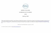 BEREA COLLEGE SCHEDULE OF CLASSES FOR Spring, 2020 · BEREA COLLEGE SCHEDULE OF CLASSES FOR Spring, 2020 Please read all instructions carefully. Course offerings, meeting days and