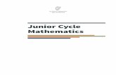 Junior Cycle Mathematics - JCT · Geometry and trigonometry strand Algebra and functions strand Statistics and probability strand ... junior cycle mathematics is linked to central