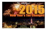 2015 New Year’s Tax Changes - taxpayer.com · 2015 New Year’s Tax Changes . 1. About the Canadian Taxpayers Federation . The Canadian Taxpayers Federation (CTF) is a federally